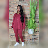 Yailin set(Burgundy)