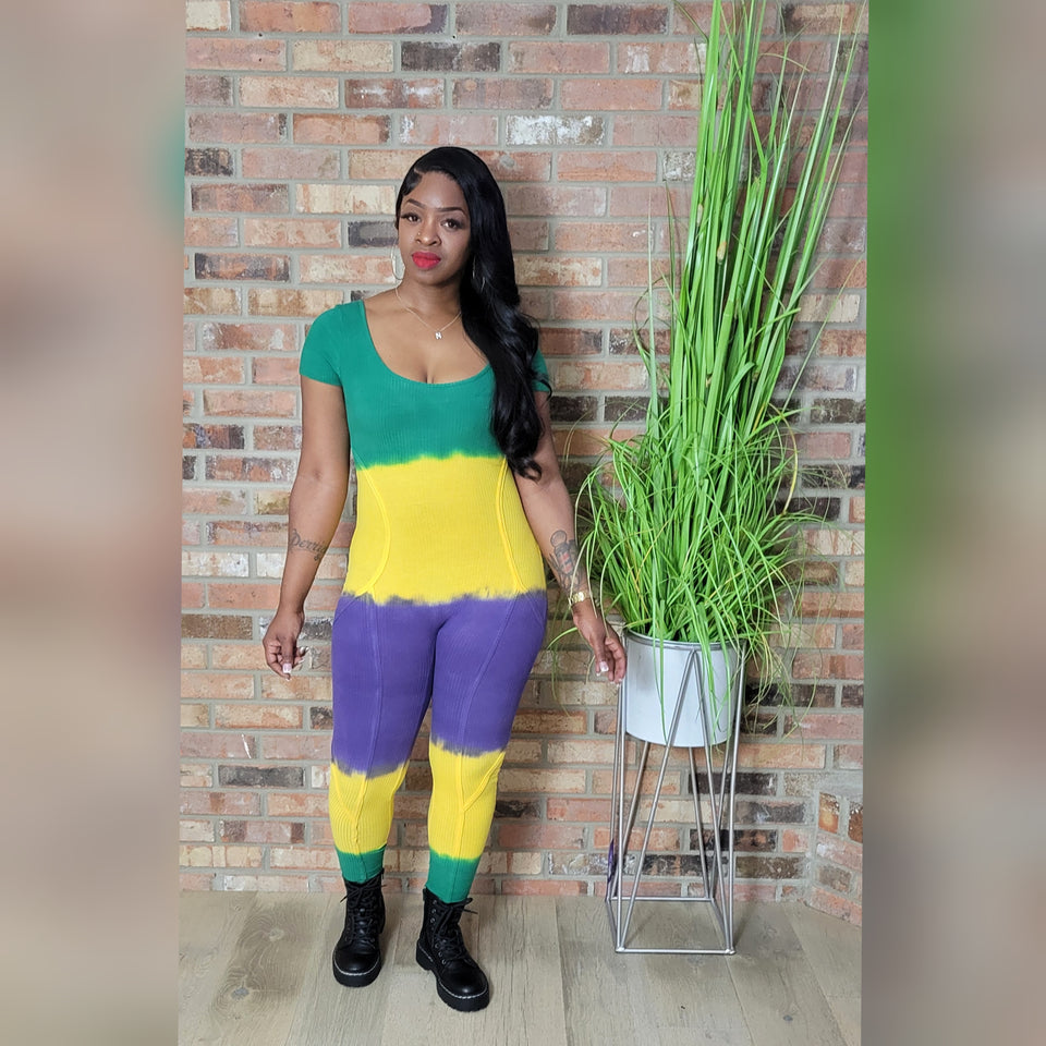 Mardi gras jumpsuit