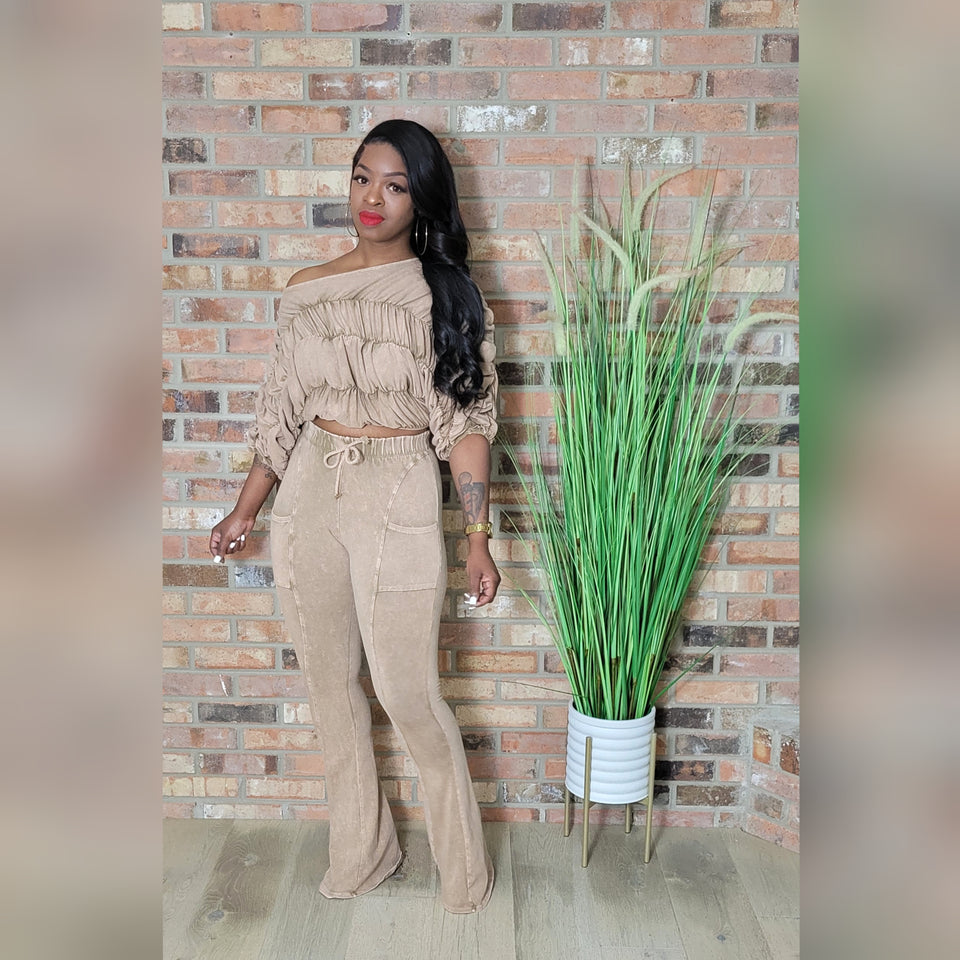 Chic set(Tan)
